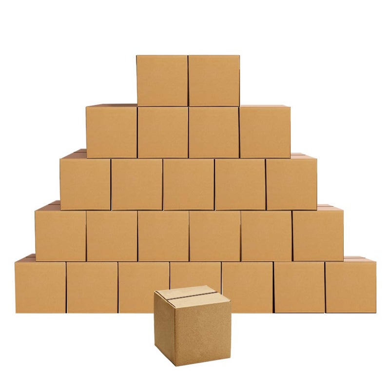 Edenseelake Shipping Boxes Small 4 x 4 x 4 inches Cardboard Boxes, 25 Pack - Image 1
